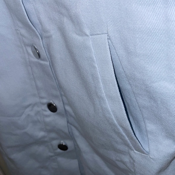 Light blue overall button down - Picture 3 of 4